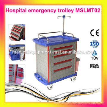 MSLMT02M 5 Schichten Krankenhauswagen / Trolley mit Rädern. Mehr Krankenhausmöbel für Sie zu wählen!